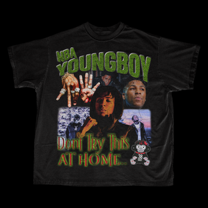 NBA Youngboy "DONT TRY THIS AT HOME.."  Vintage Tee